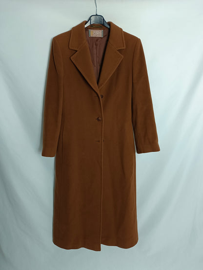 MANUELA CONTI. Vintage camel coat S.44(40)