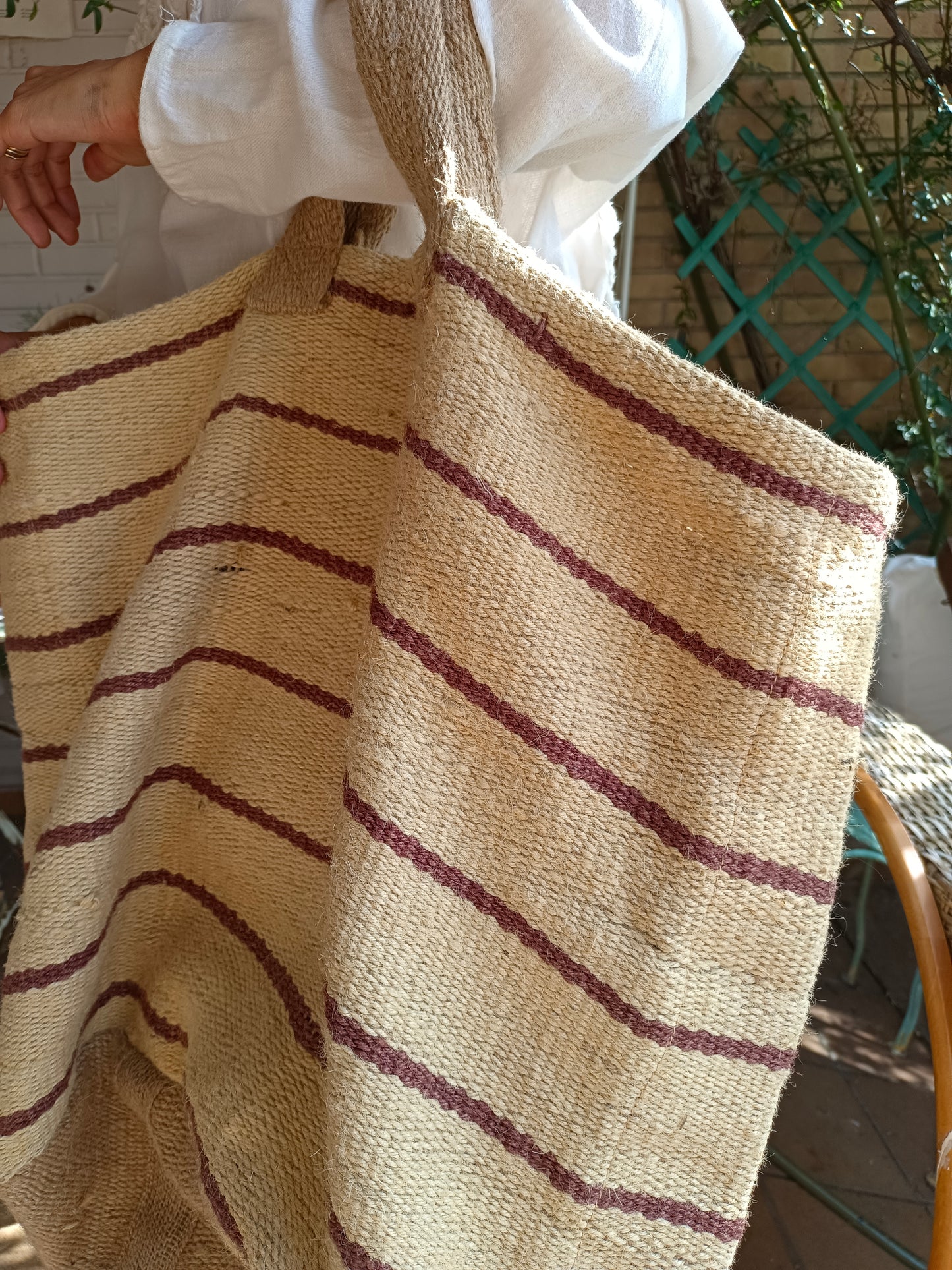 BELLEROSE. Maxi raffia bag