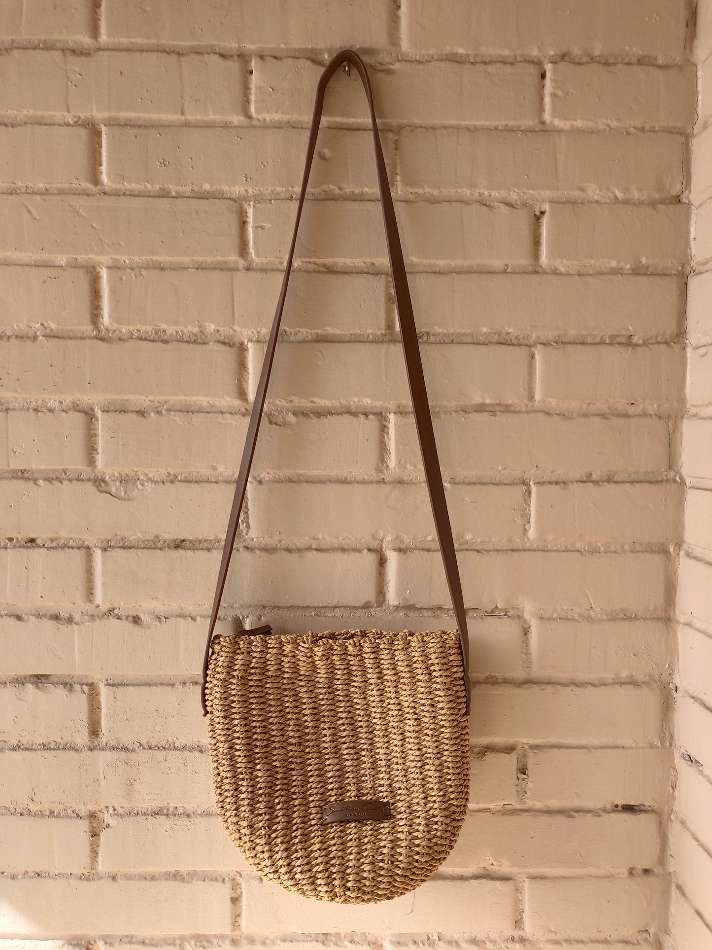 Medium raffia bag