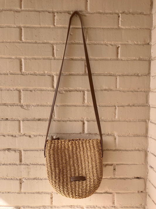 Medium raffia bag