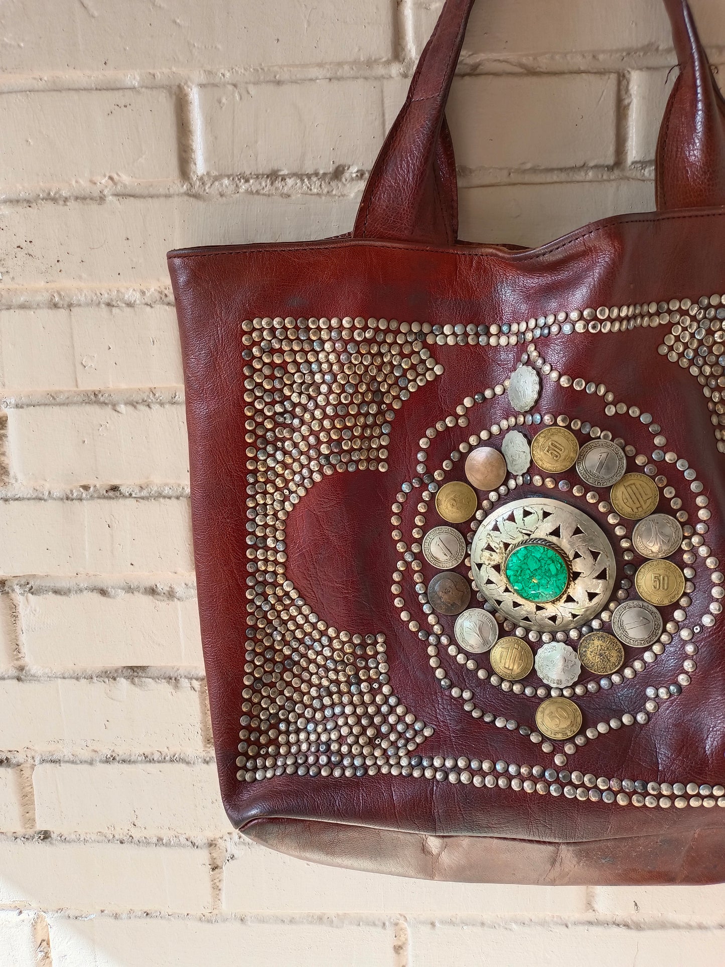 OTHER. Studded leather bag (tara)