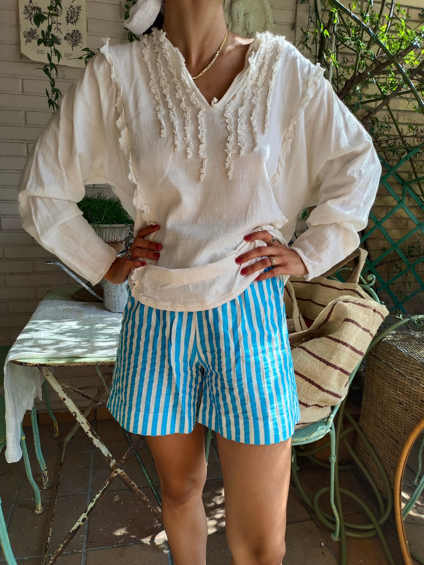 BELLEROSE. Pantalón corto rayas T.1(s)