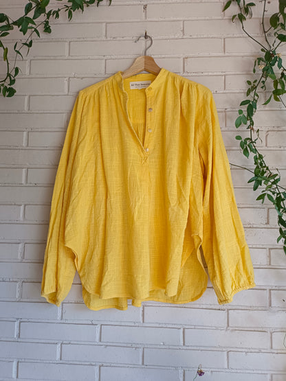 Blusa amarillo Algodón T.6(m/l)