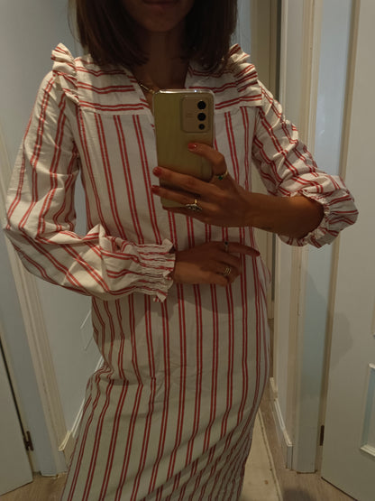 Vestido largo rayas T.xs