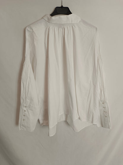 MAJE. Oversized white blouse T.2(m)