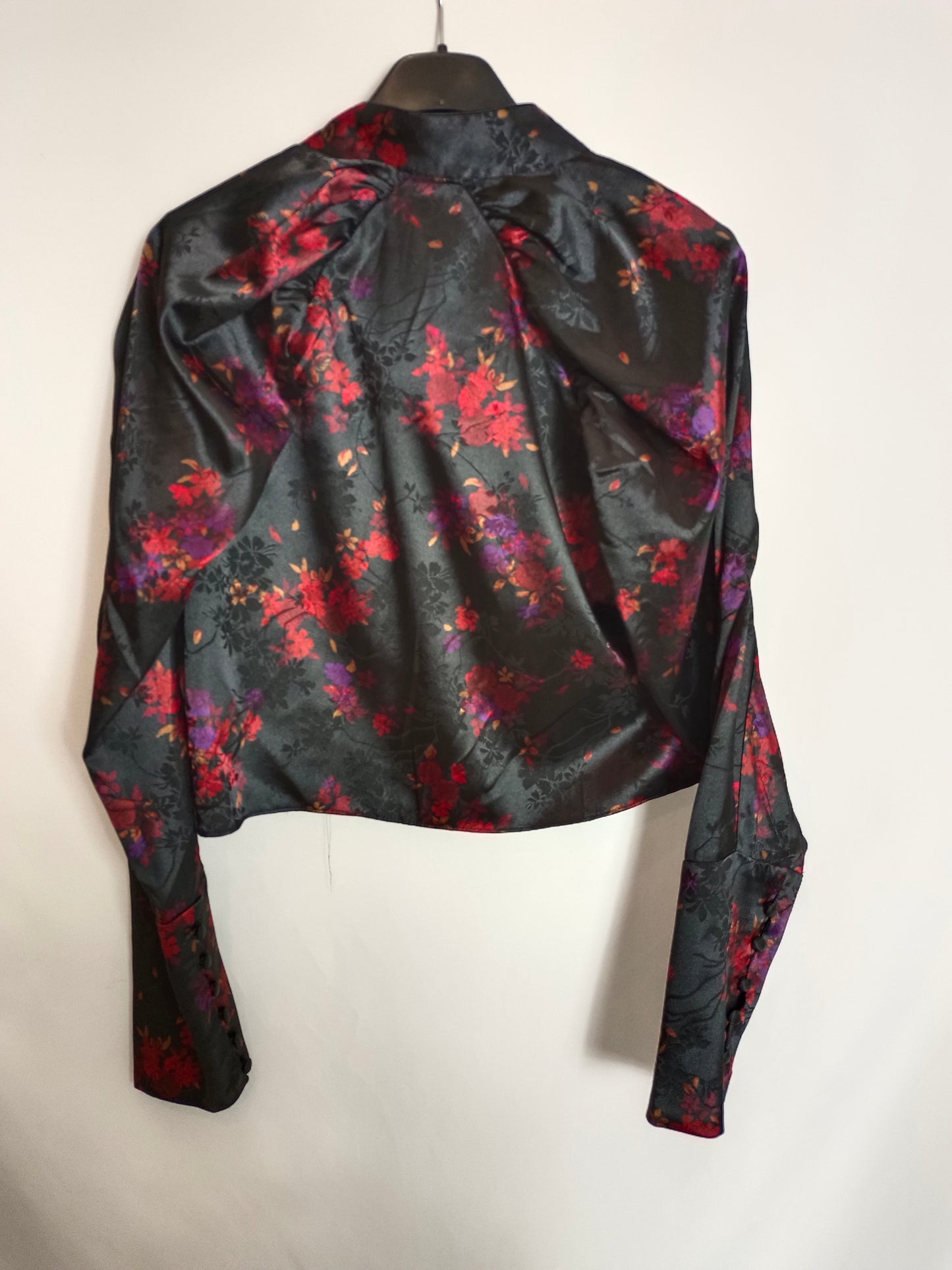 ZARA. Blusa estilo asiatico T.L