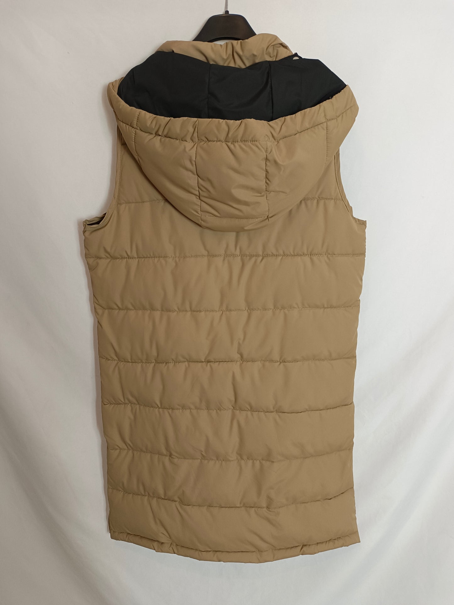 RINO&PELLE. Plumas sin mangas beige T.38