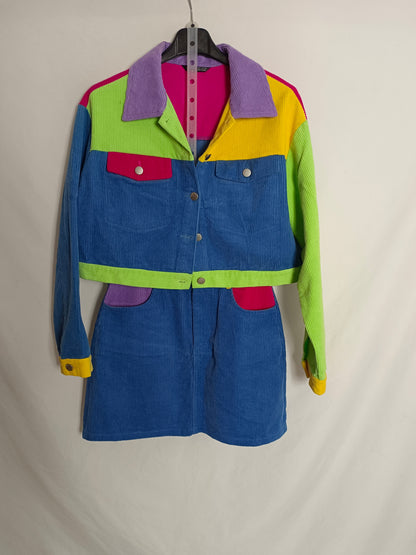 SHEIN. Total look  pana colores T.m