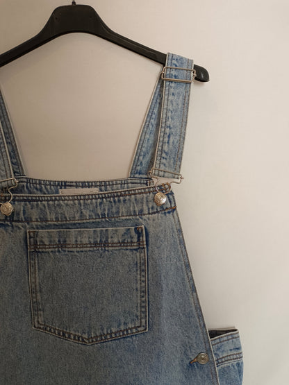 MANGO. Peto vaquero falda. T.L