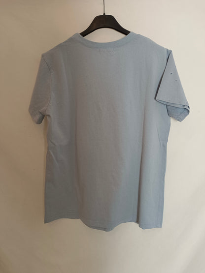 DROLE DE COPINE. Graphic blue T-shirt.TM/L