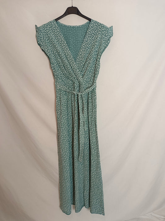 OTRAS. Vestido verde hojas Tu(s)