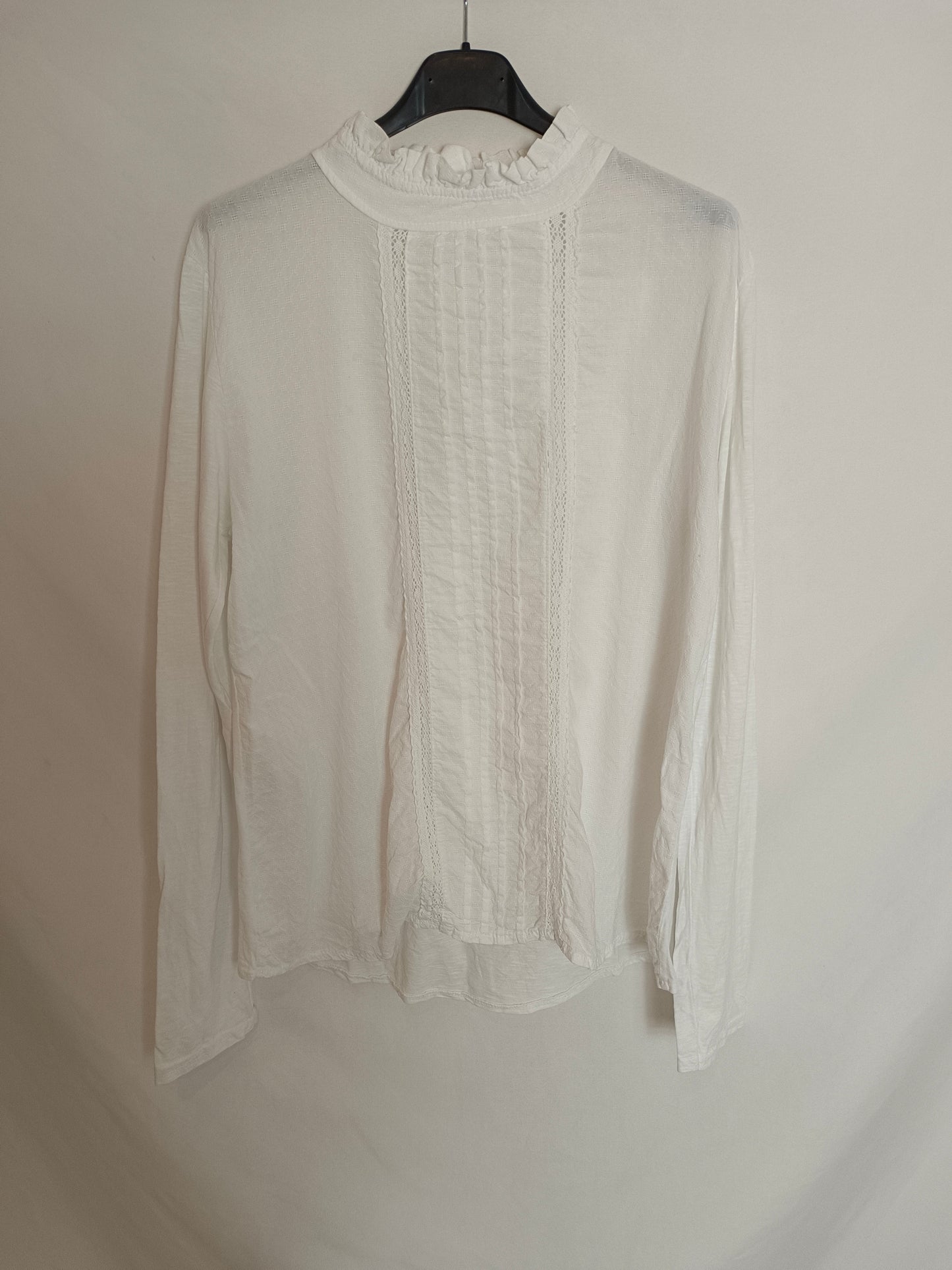 OTRAS. Blusa blanca algodón T.u(s)