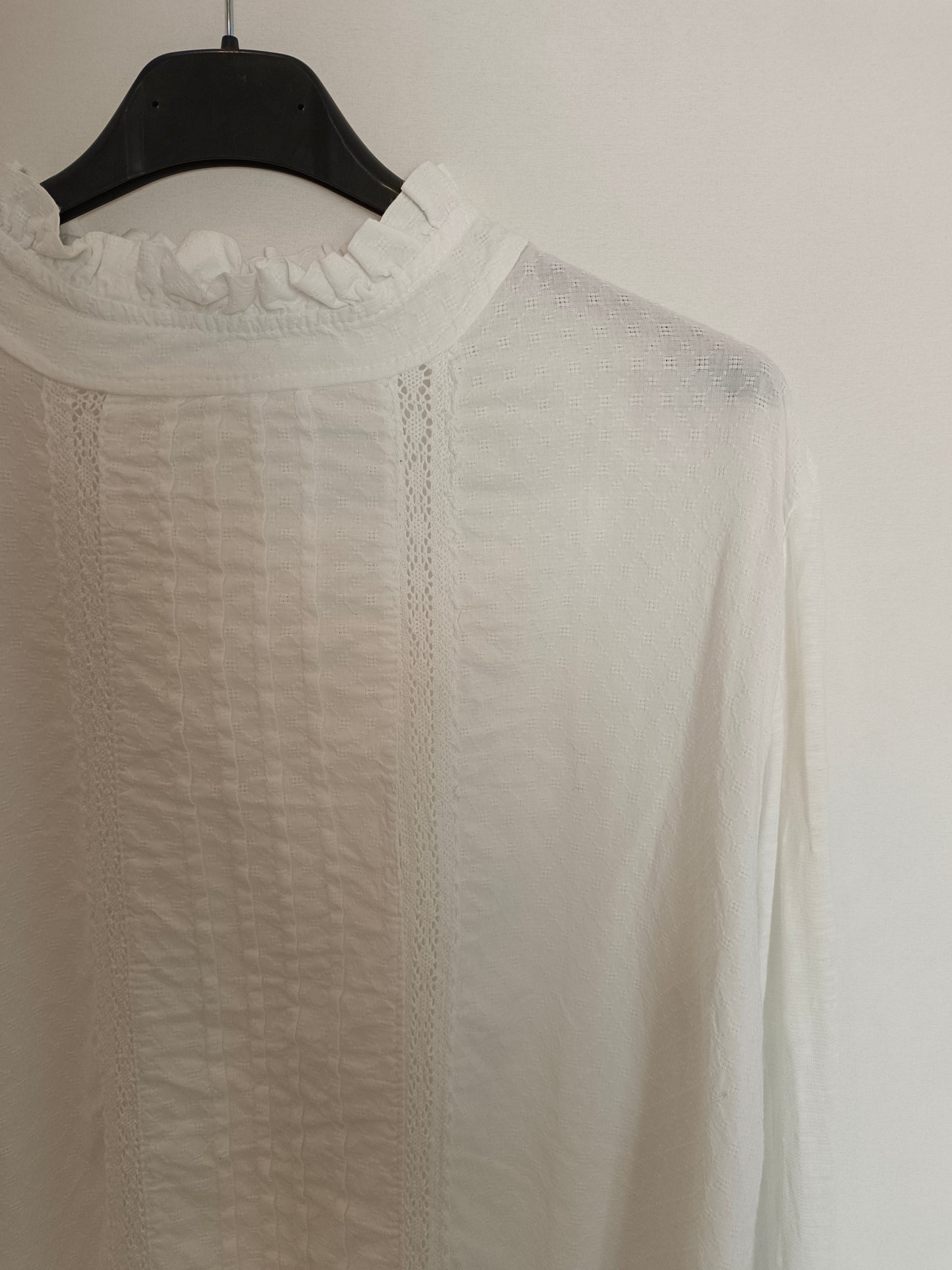 OTRAS. Blusa blanca algodón T.u(s)