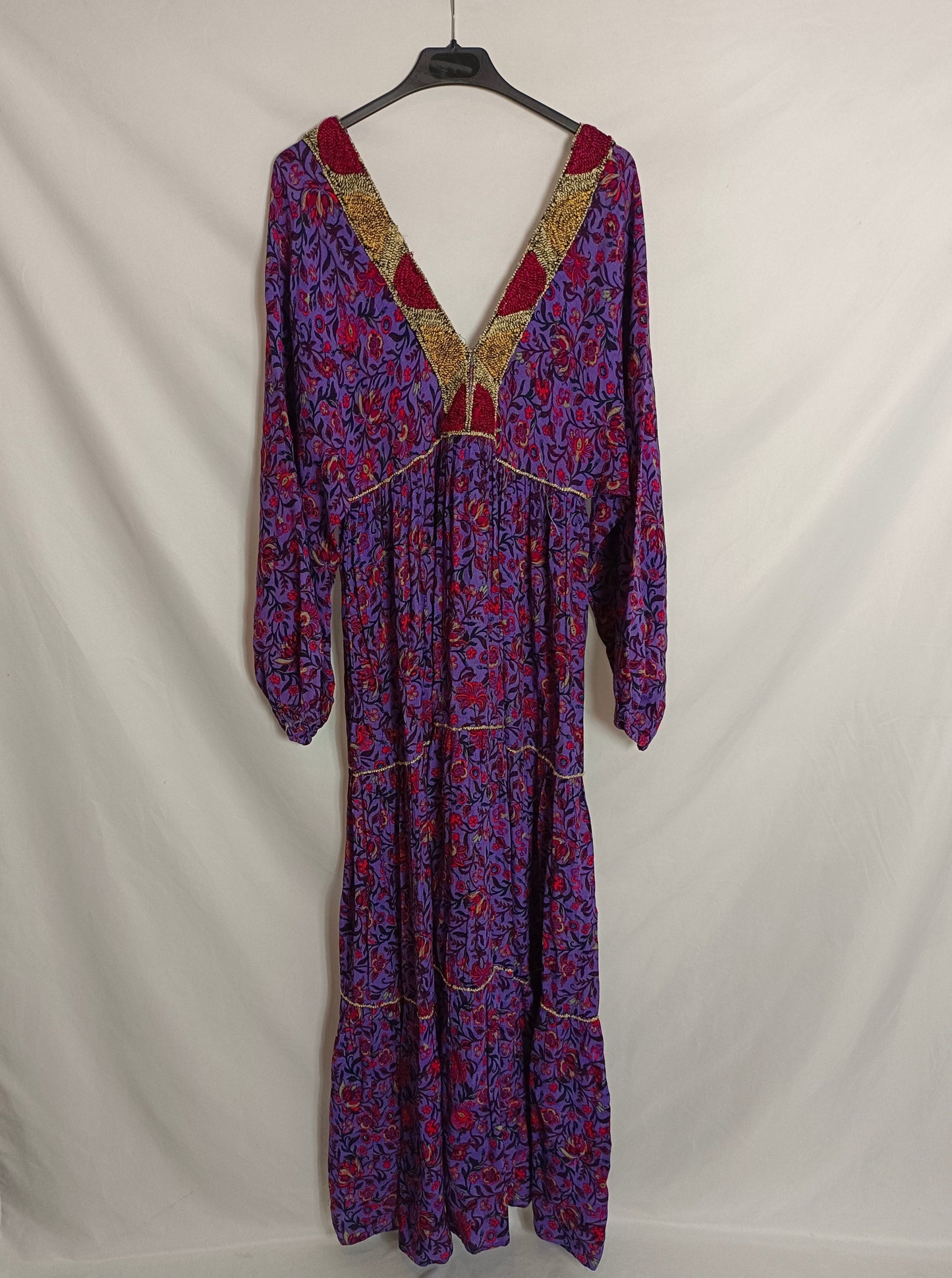ZARA. Long purple boho dress. TS – Hibuy market ZARA. Long purple boho dress. TS – Hibuy market