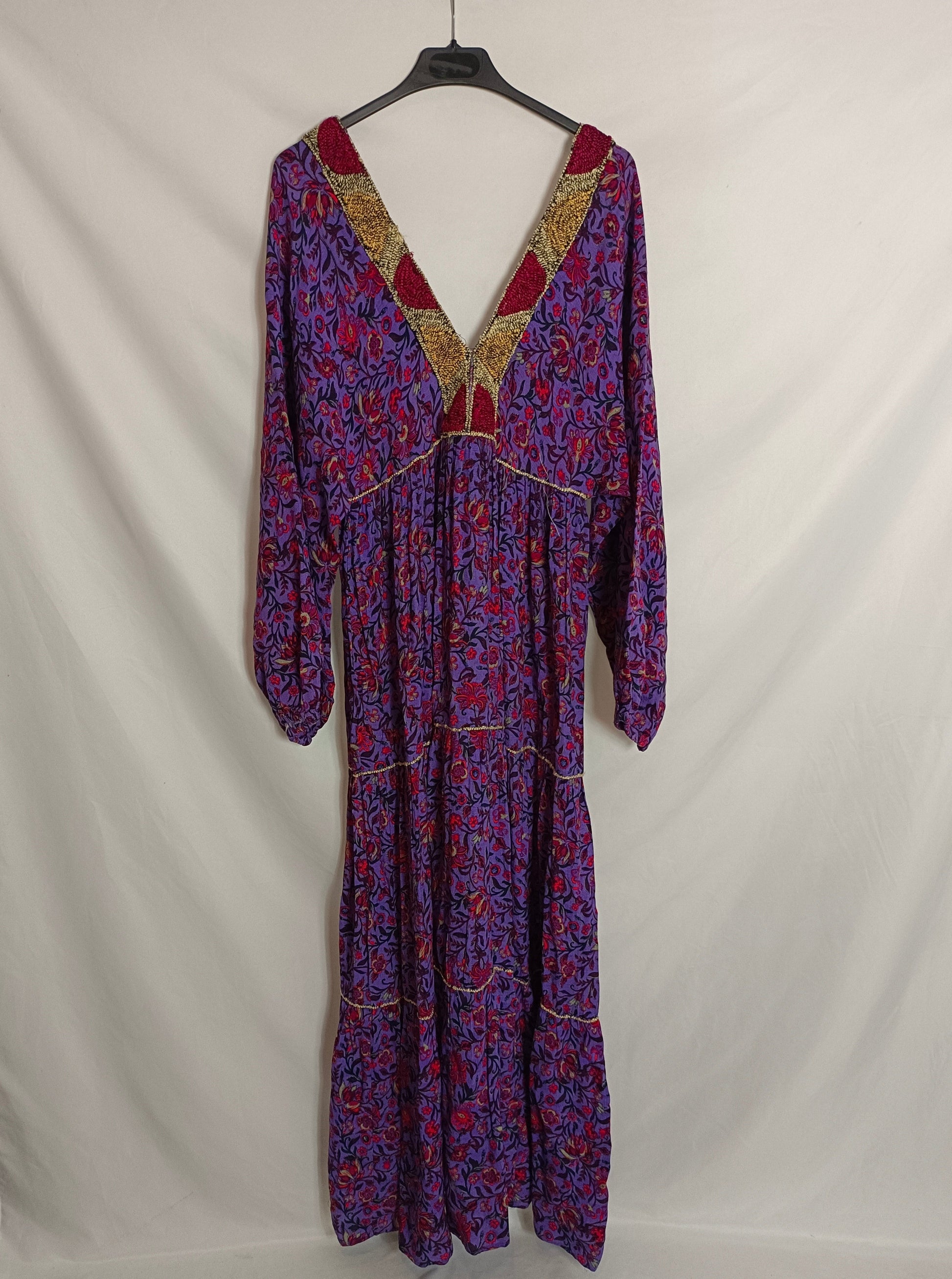 ZARA. Long purple boho dress. TS Hibuy market ZARA. Long purple boho dress. TS Hibuy market