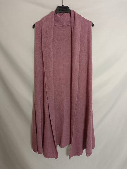 OTRAS. Chaleco largo punto. TU