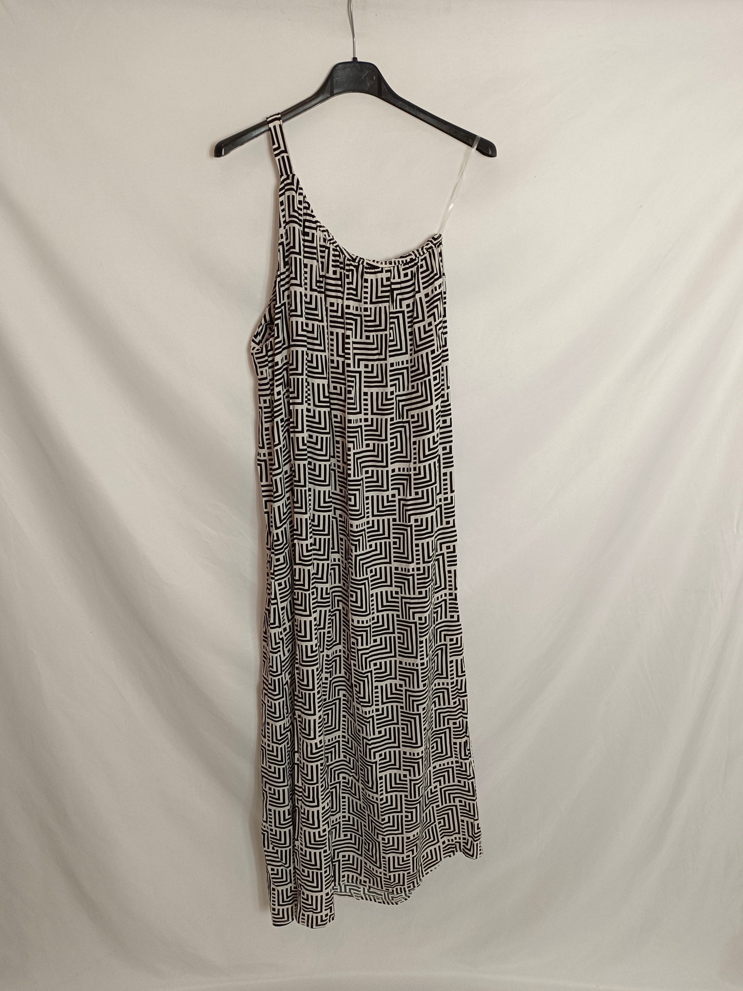 AMEE. Vestido asimétrico midi T.l