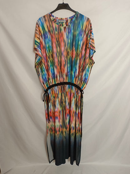 ZARA. Vestido midi tie dye T.m