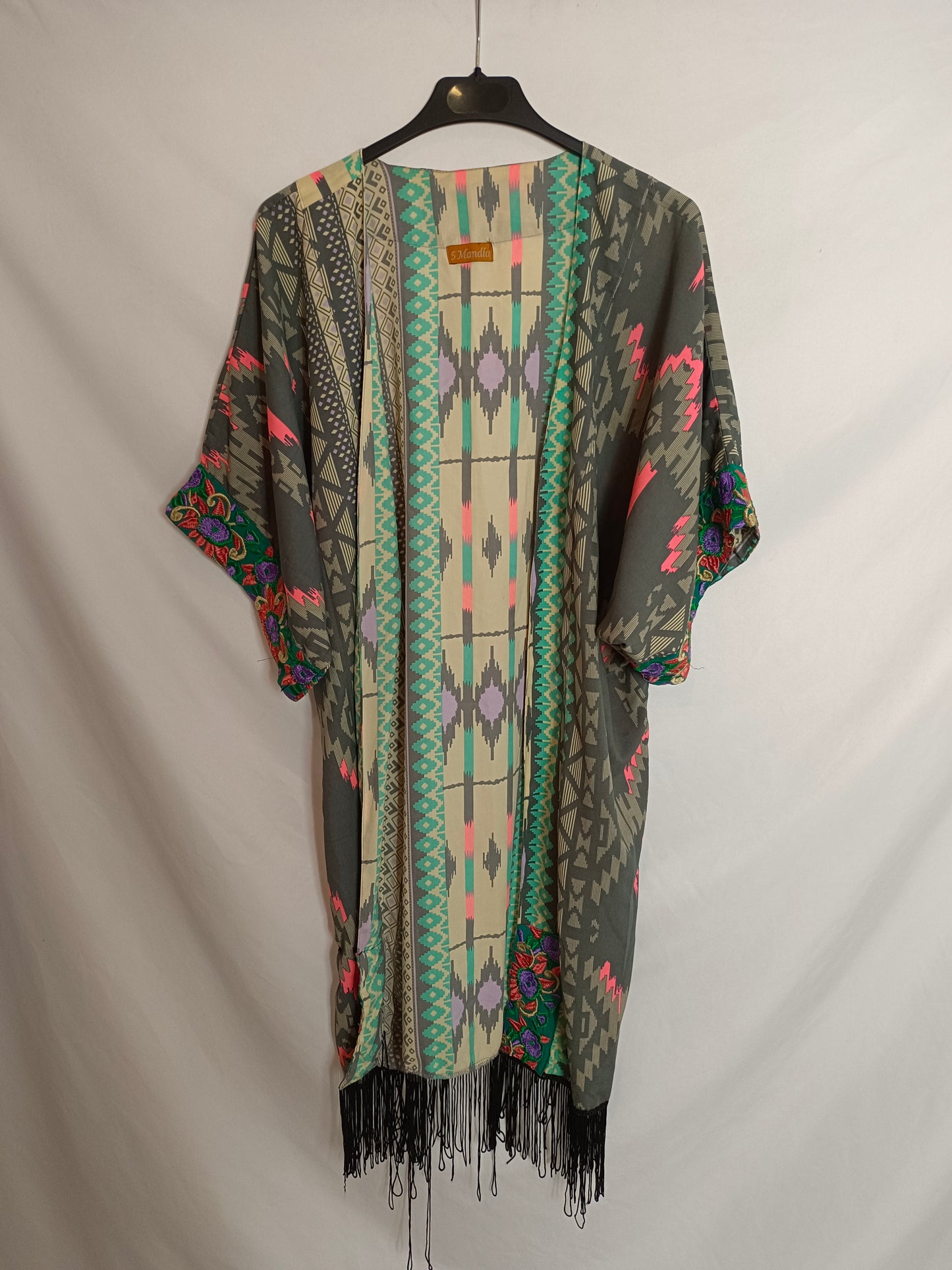5 MANDLA. Kimono étnico bordado Tu (m)