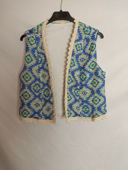 OTRAS. Chaleco étnico bordado TU(S)