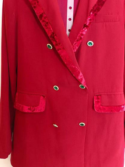 BRUNA. Total look burdeos T.s/m