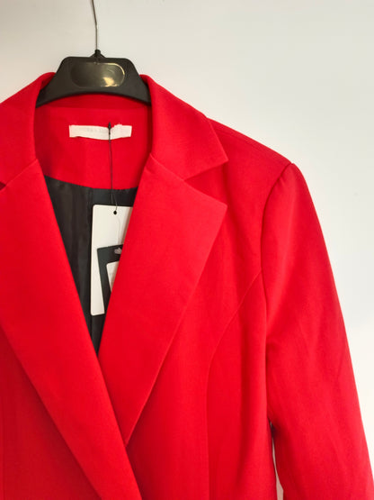 BOOHOO. Red Thin Coat Tm