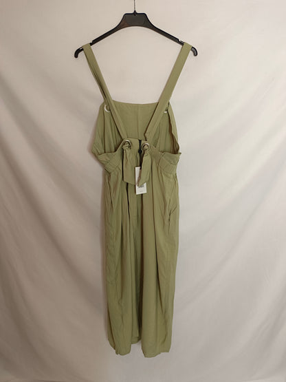 INTROPIA. Flowing green dress size 38 