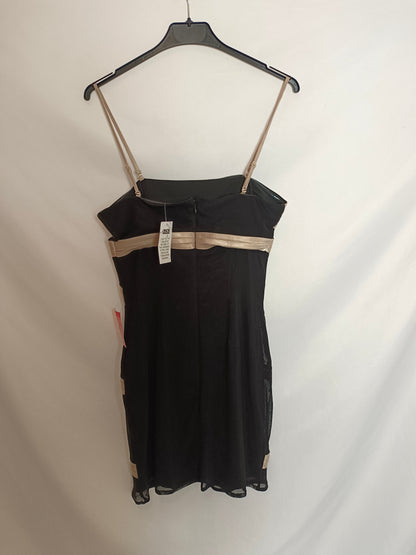 ASOS. Vestido corto negro T.38