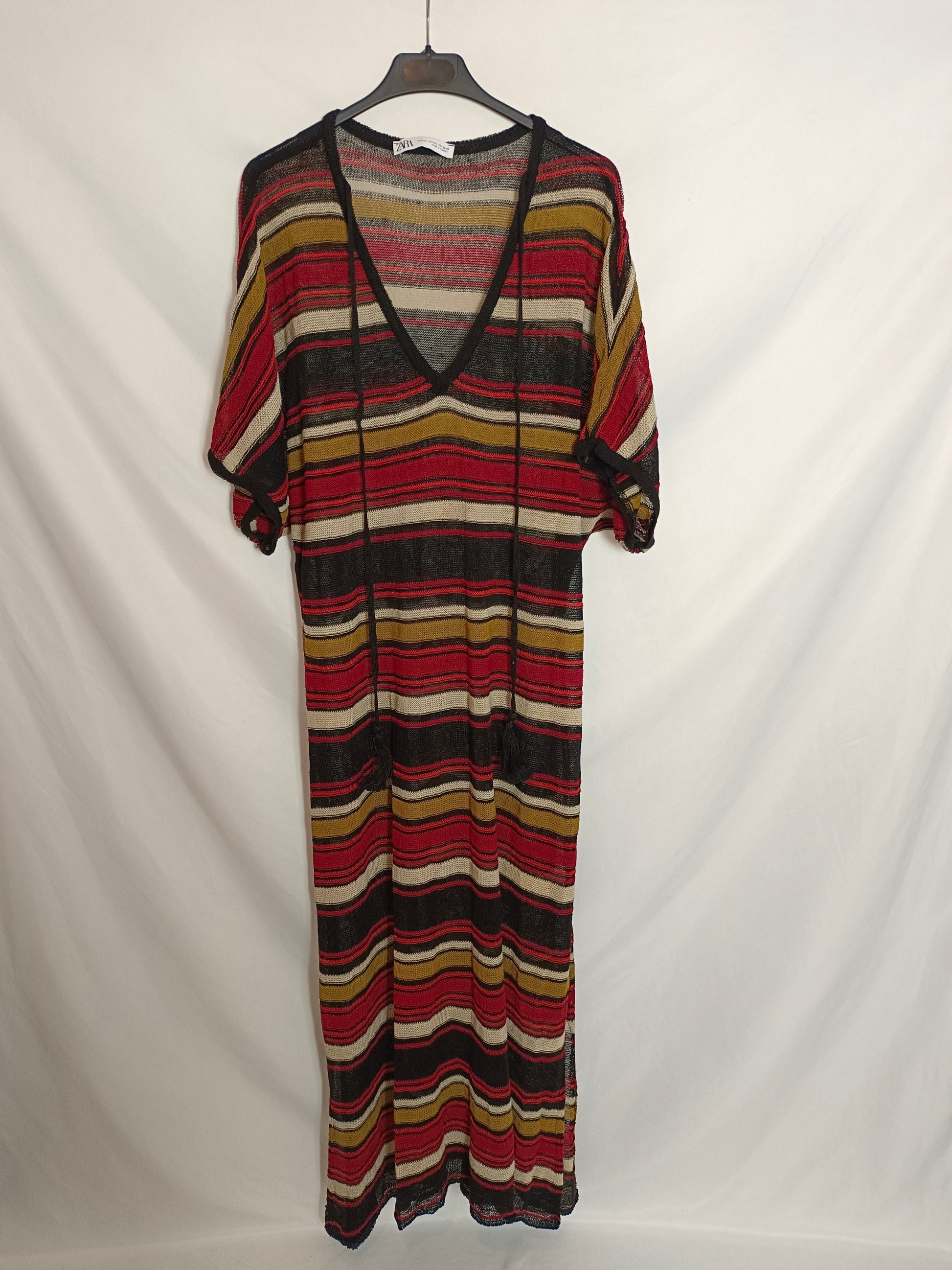 ZARA. Striped knit dress Tm/l – Hibuy market ZARA. Striped knit dress Tm/l – Hibuy market
