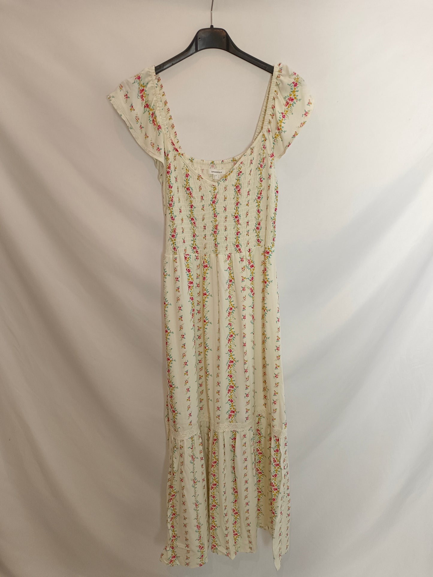SPRINGFIELD Vestido midi flores. T.S