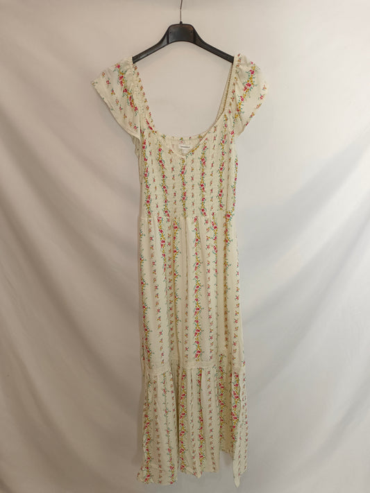 SPRINGFIELD Vestido midi flores. T.S