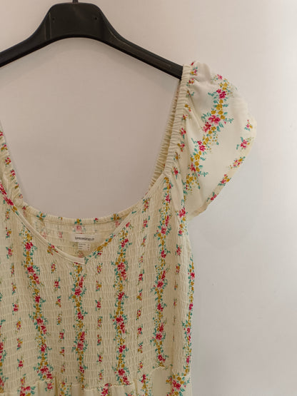 SPRINGFIELD Vestido midi flores. T.S