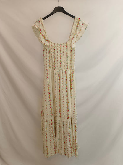 SPRINGFIELD Vestido midi flores. T.S