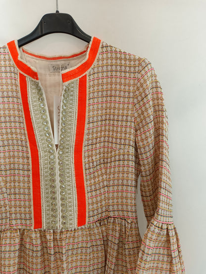 STRENA. Vestidos étnico volantes. T.M