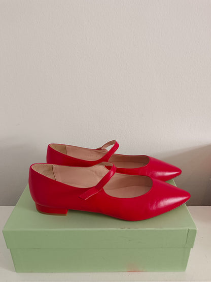 BOHEMIAN. Bailarina piel rojas. T.40