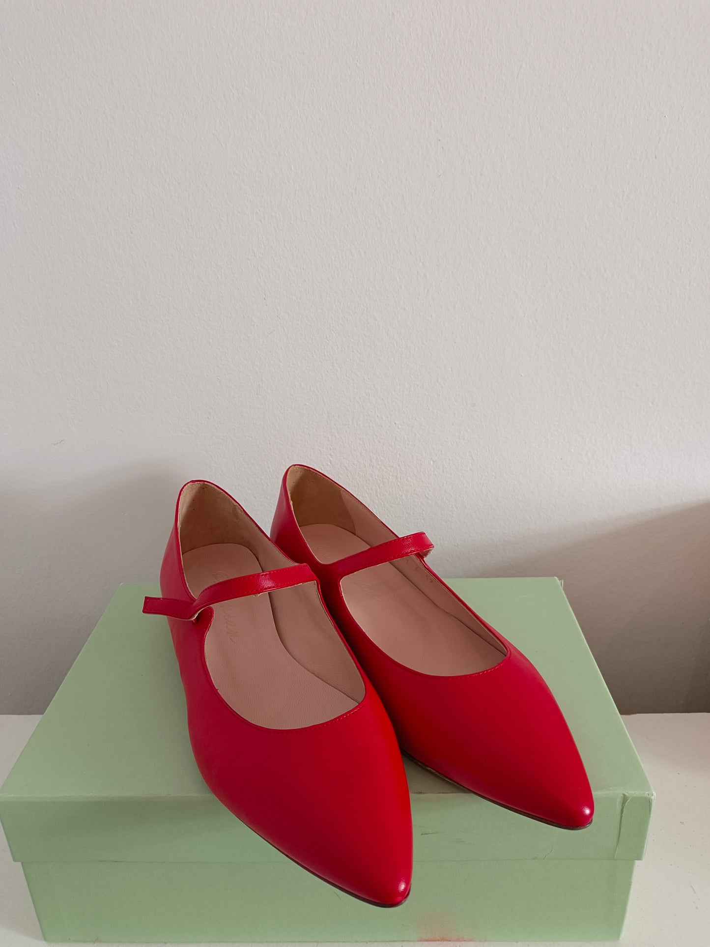 BOHEMIAN. Bailarina piel rojas. T.40