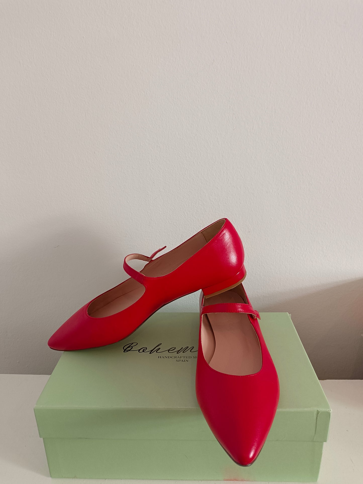 BOHEMIAN. Bailarina piel rojas. T.40