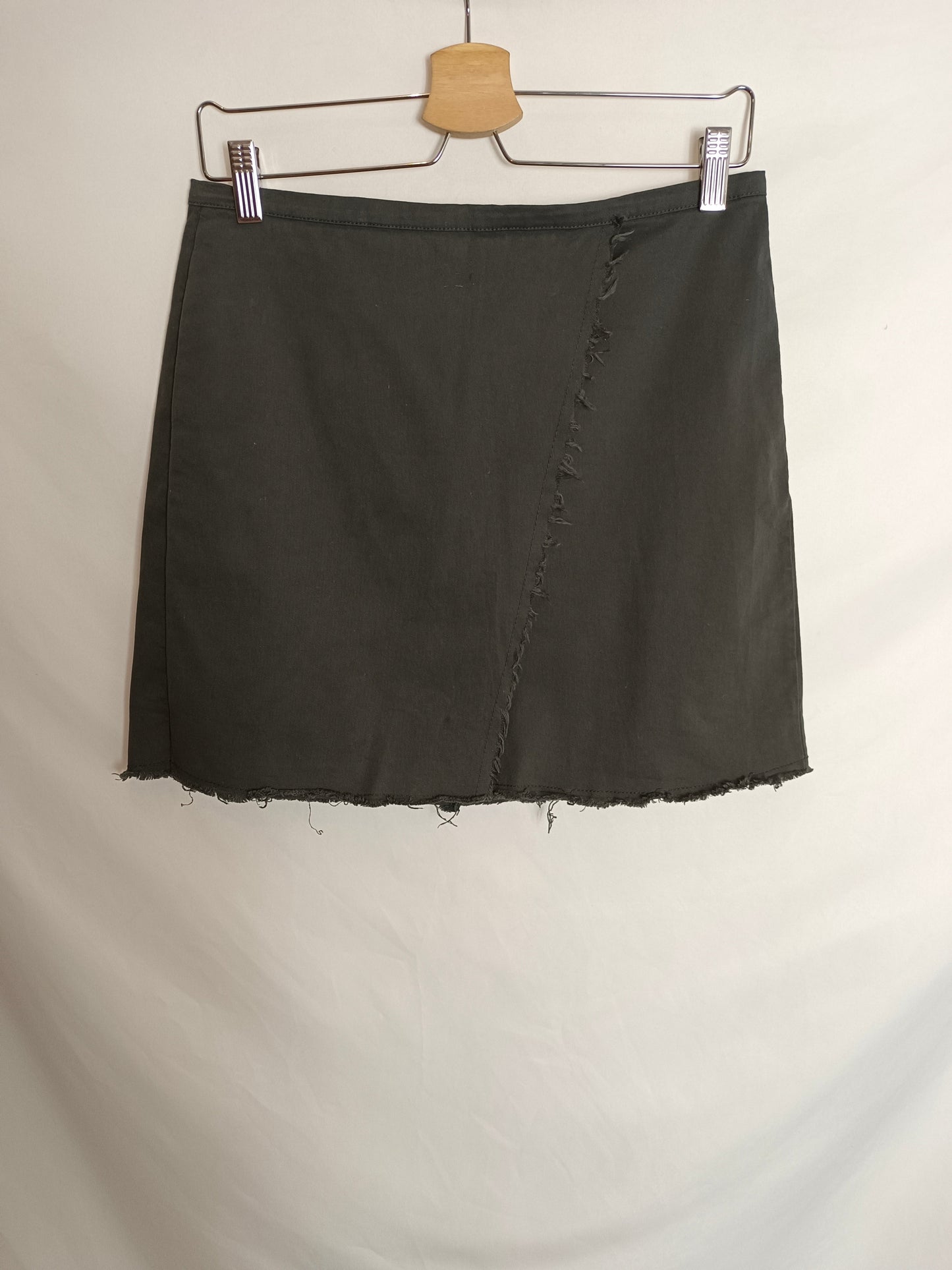 RENATTA&GO. Falda corta gris T.m