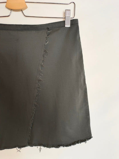 RENATTA&GO. Falda corta gris T.m