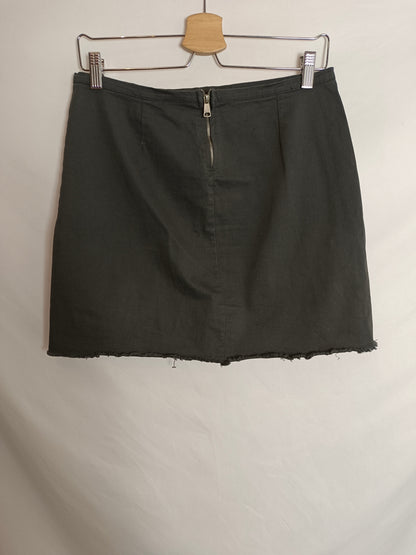 RENATTA&GO. Falda corta gris T.m
