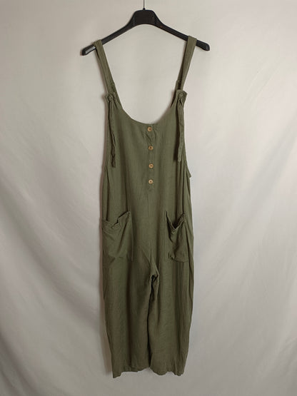 OTHERS. Flowy green jumpsuit Tu(s/m)