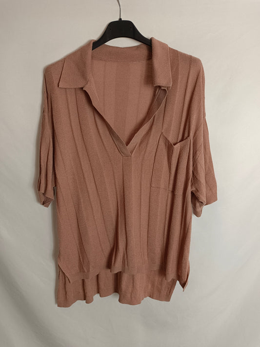 OTHERS. Ribbed knit top TU(m)