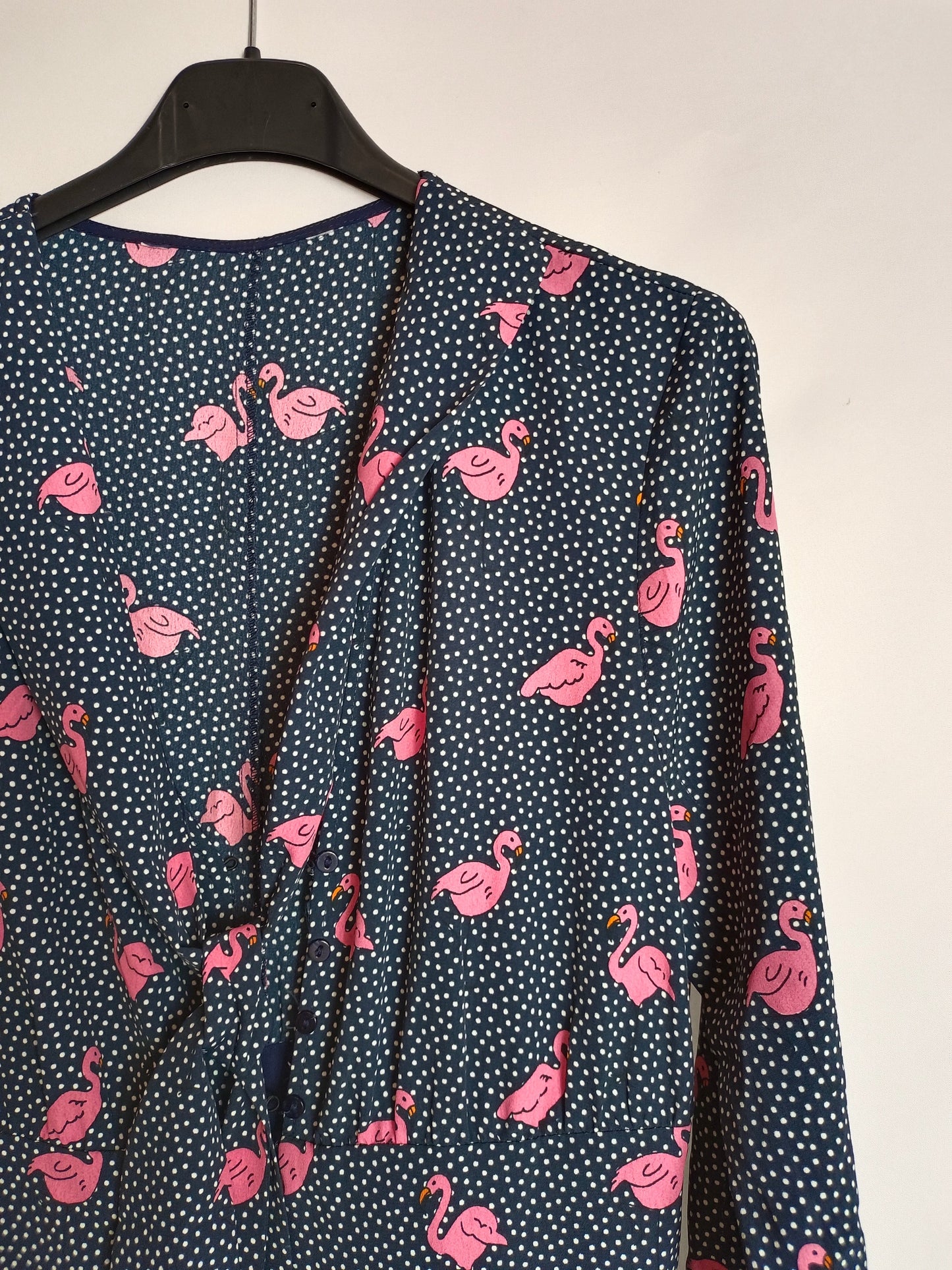 OTRAS. Mono azul flamencos T.u(s)