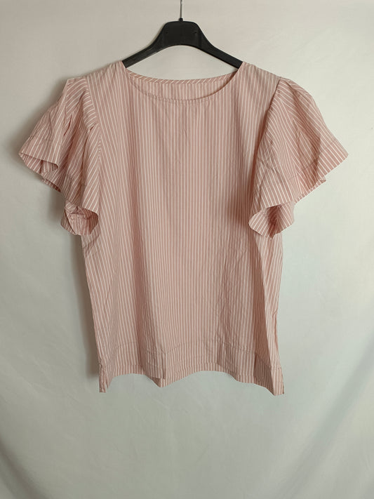 OTHERS. Pink striped blouse Yours