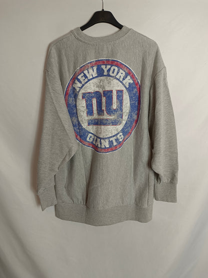 ZARA. Sudadera gris "NEW YORK" T.m