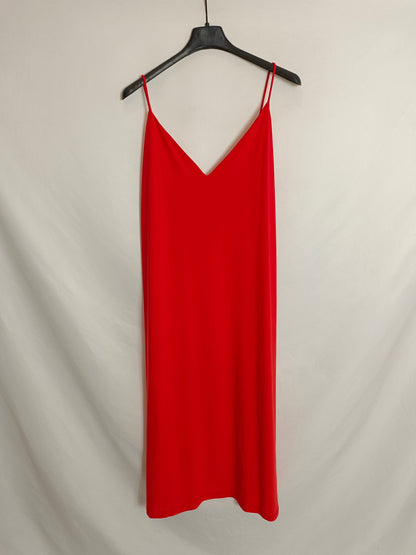 ZARA. Orange strap dress TM