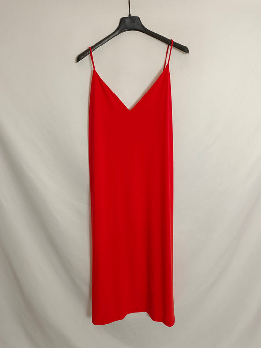 ZARA. Orange strap dress TM
