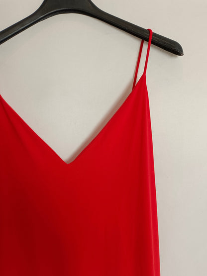 ZARA. Orange strap dress TM