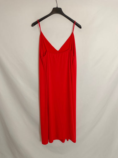 ZARA. Orange strap dress TM