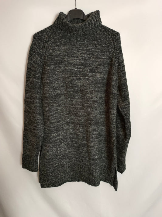 ZARA. Grey speckled sweater Tm